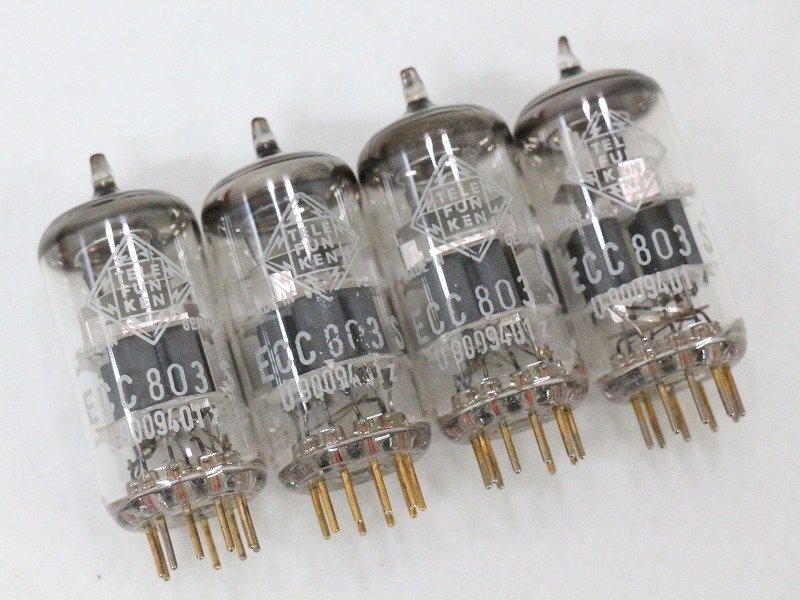 □□TELEFUNKEN ECC803S 真空管 4本 ダイヤマーク入