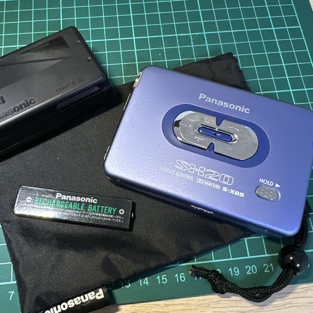 【極美DE可動品】Panasonic カセットプレーヤー RQ-SX20 極美DE可動品】Panasonic カセットプレーヤー RQ-SX20 （極美DE