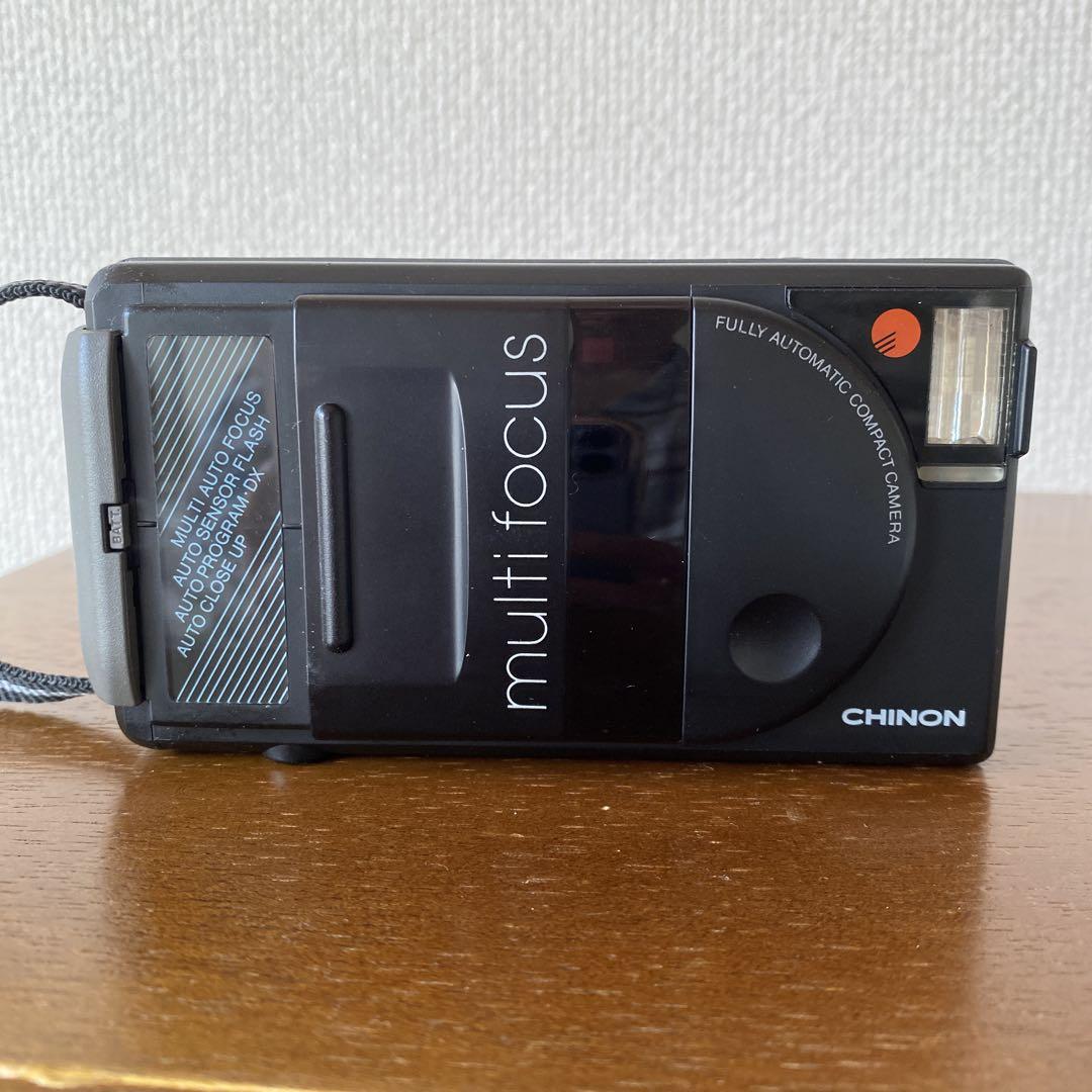 CHINON multi focus フィルムカメラ ケース付き CHINON multi focus フィルムカメラ（35mm compact camera