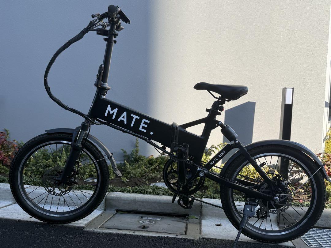 ほぼ美品MATE BIKE MATE X Eバイク　メイトバイクブラックカラー MATE X / メイト X 【MATE.BIKE JAPAN OFFICIAL】