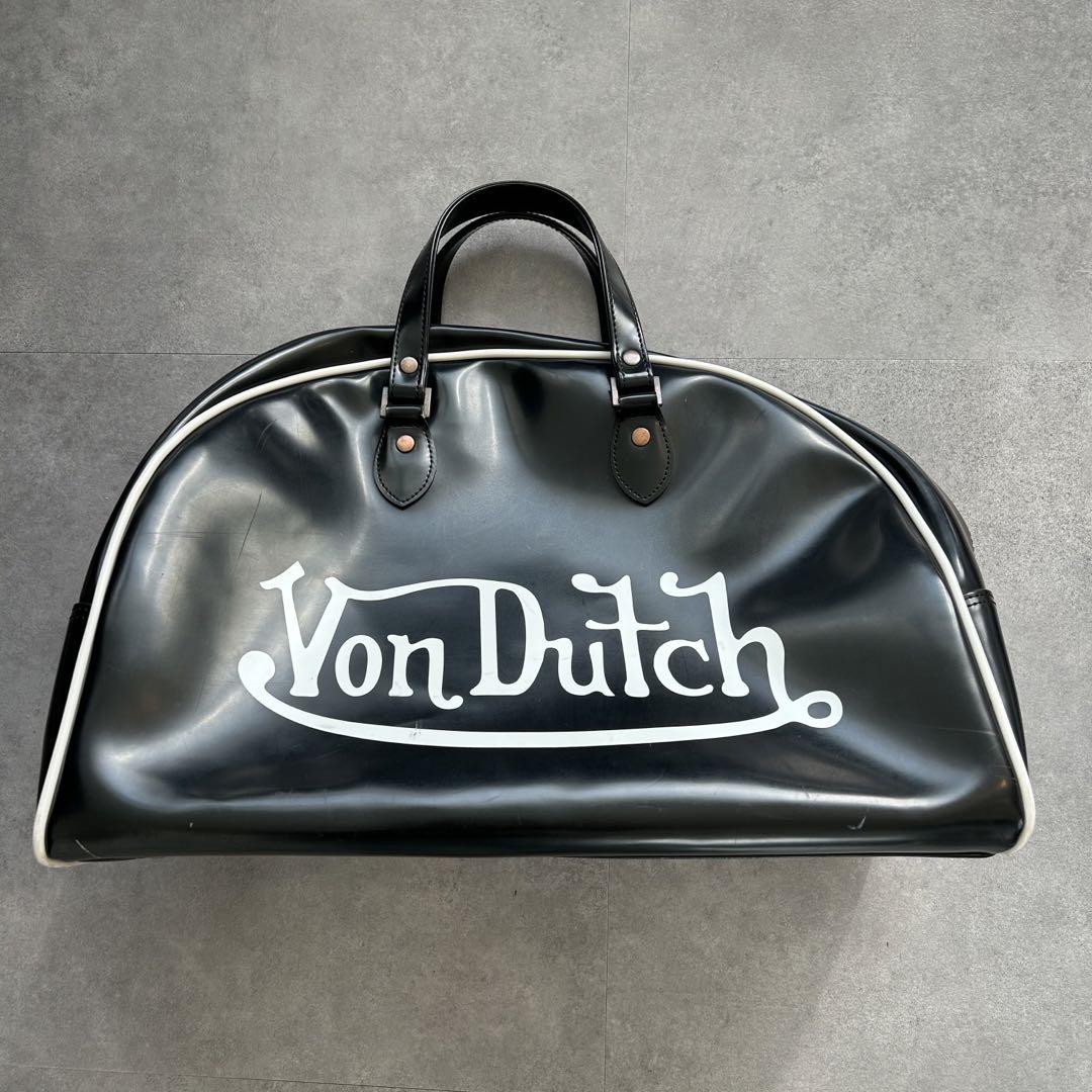 Von Dutch ヴィンテージ ボストンバッグ エナメル スポーツバッグ Von Dutch ヴィンテージ ボストンバッグ エナメル スポーツ