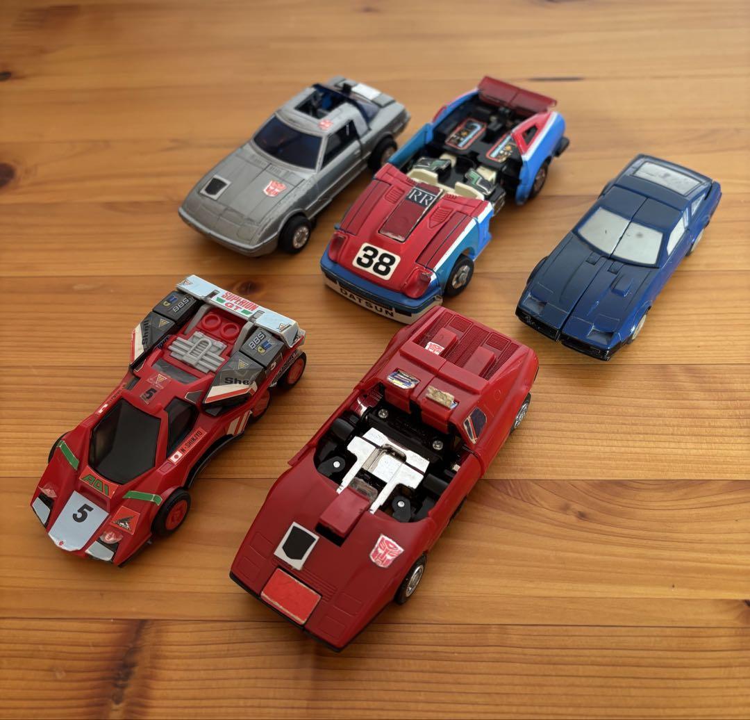 トランスフォーマー ミニカー 4台セット スーパーリオンGTサイバーフォーミュラ トランスフォーマー ミニカー 4台セット スーパーリオンGT