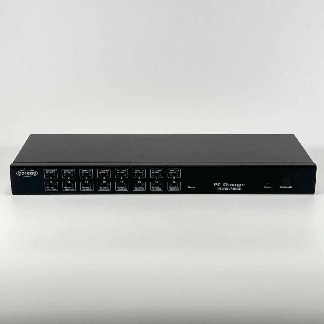 コレガ COREGA CG-PC16KVMHGR 【CPU自動切替器 16台用】（コレガ