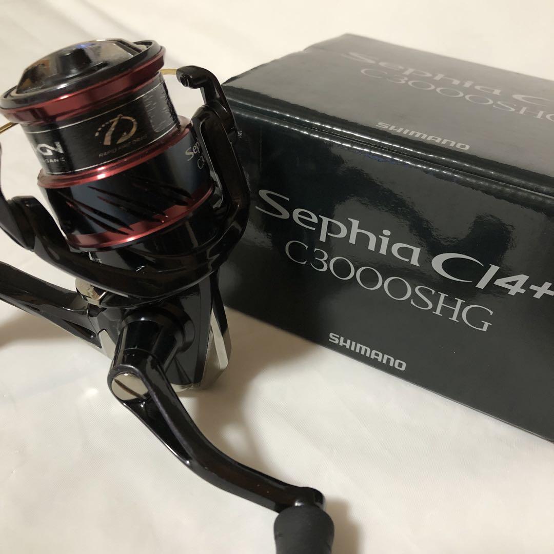 美品 シマノ 17セフィアCI4＋ C3000SHGスピニングリール 箱付き