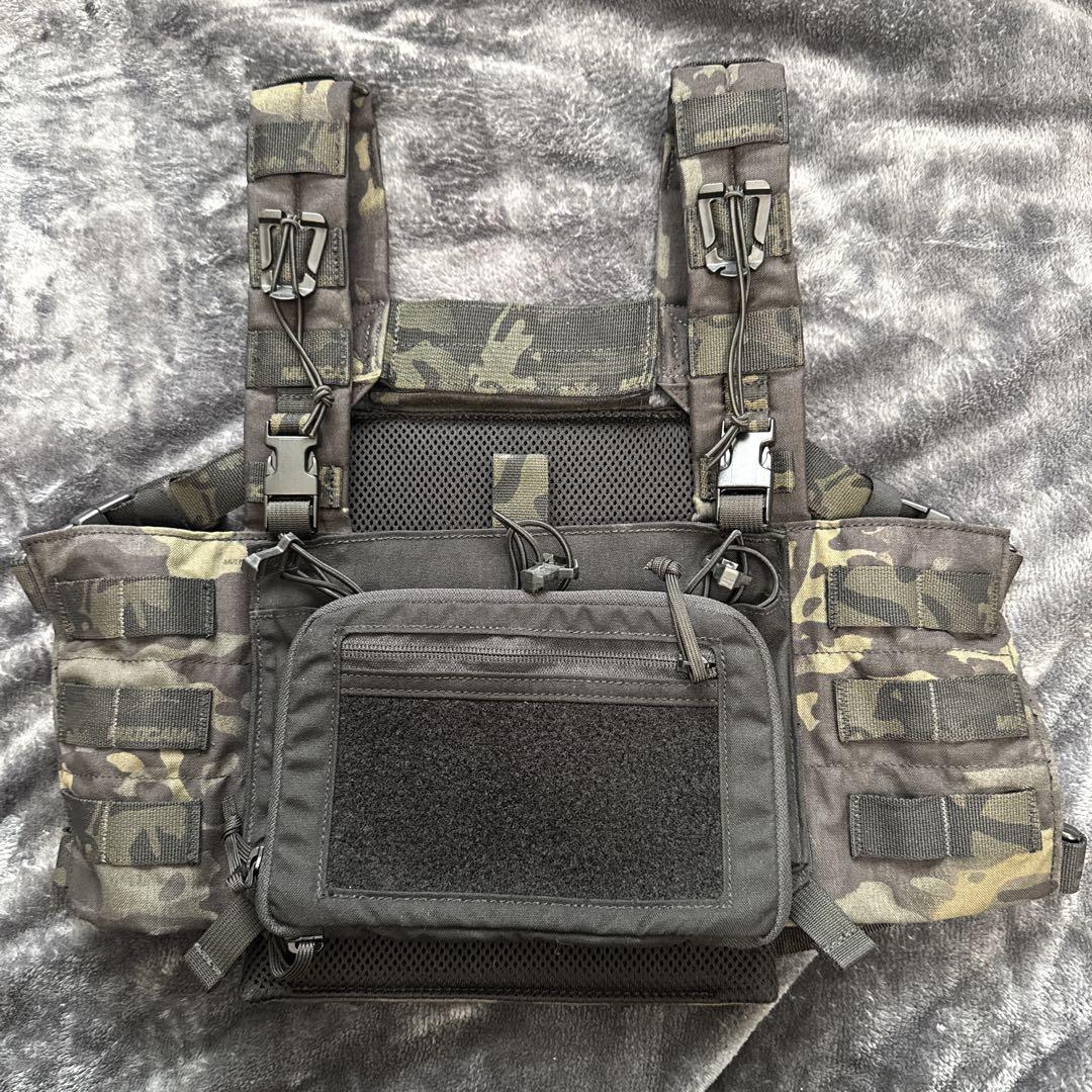 LBX Tactical 実物 マルチカムブラック チェストリグセット LBX LBX-0062 Lock and Load チェストリグ マルチカムブラック