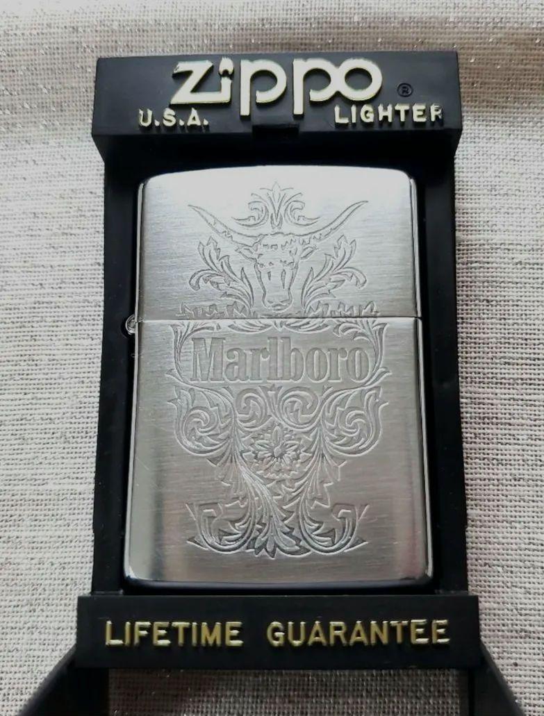 1994年製 マルボロ ロングホーンジッポー USED品です❗ （ZIPPO