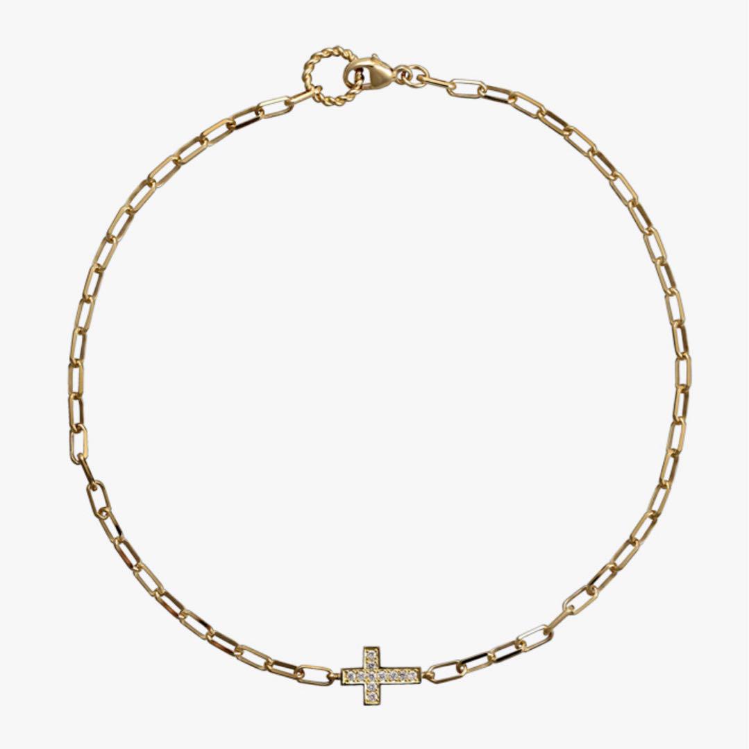 SJX DIAMOND CROSS ANKLET アンクレット 18K ダイヤ SJX DIAMOND CROSS ANKLET アンクレット 18K ダイヤ（DIAMOND