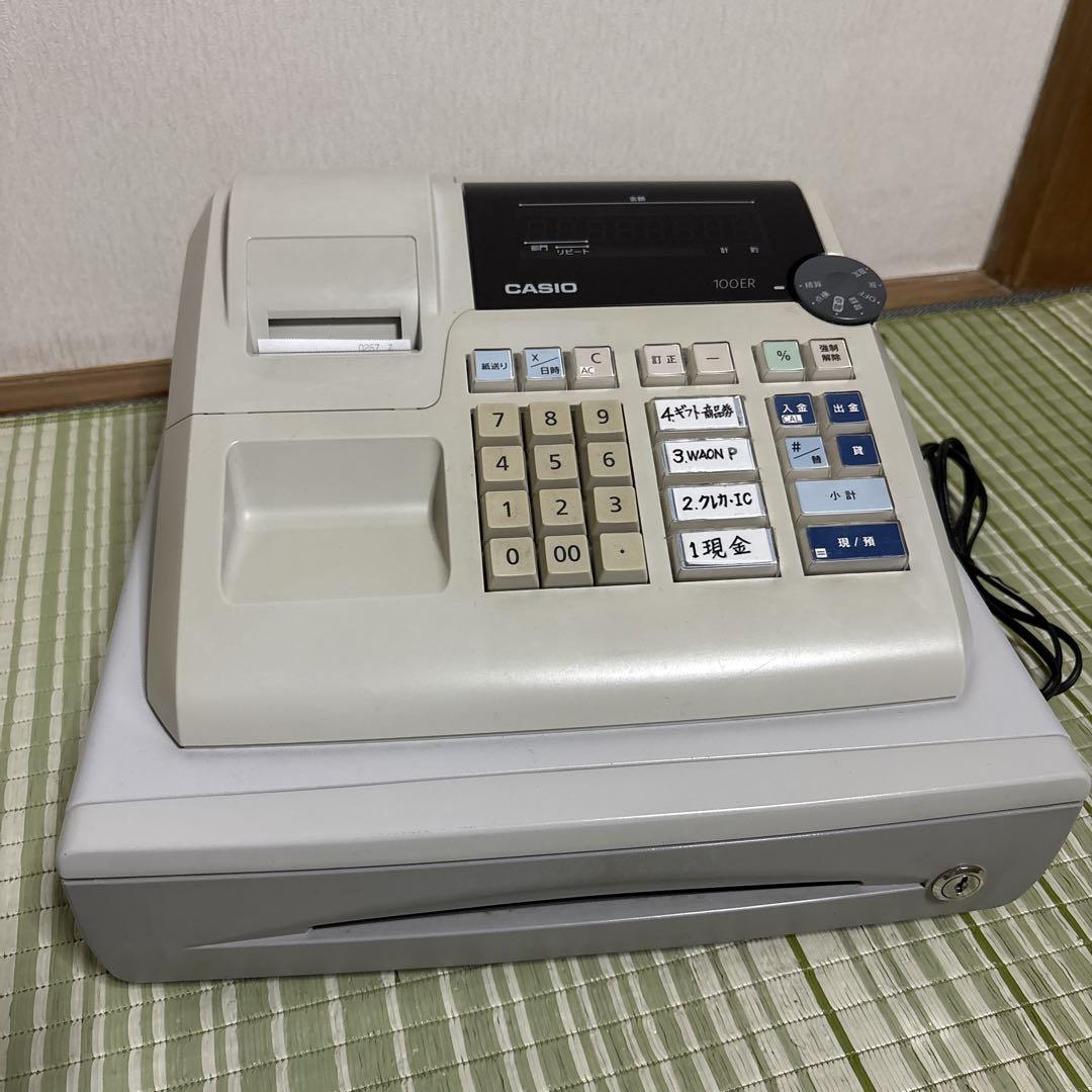 カシオ　レジスター　100ER ジャンク Yahoo!オークション -「カシオレジスター100er」の落札相場