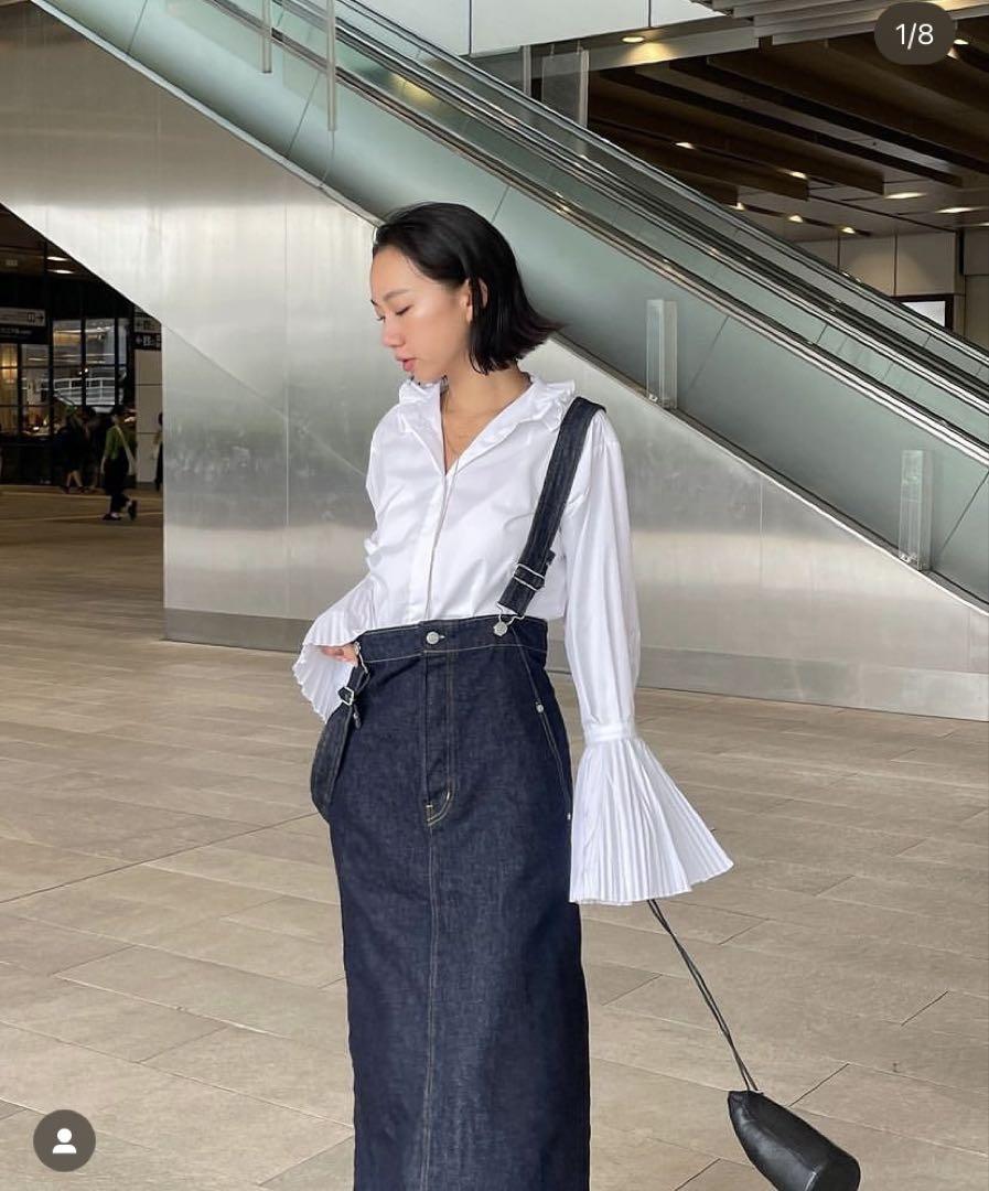EDWIN×ETRETOKYO デニムハイライズサススカート EDWIN×ETRETOKYO COREデニムハイライズサススカートを使った人気