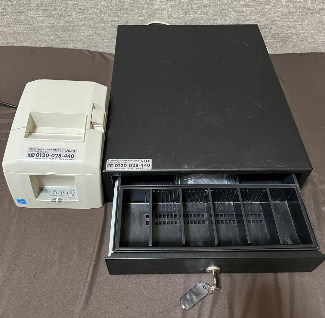 USEN Register TSP650Ⅱ レシートプリンター キャッシュドロア USEN Register TSP650Ⅱ レシートプリンター キャッシュドロア
