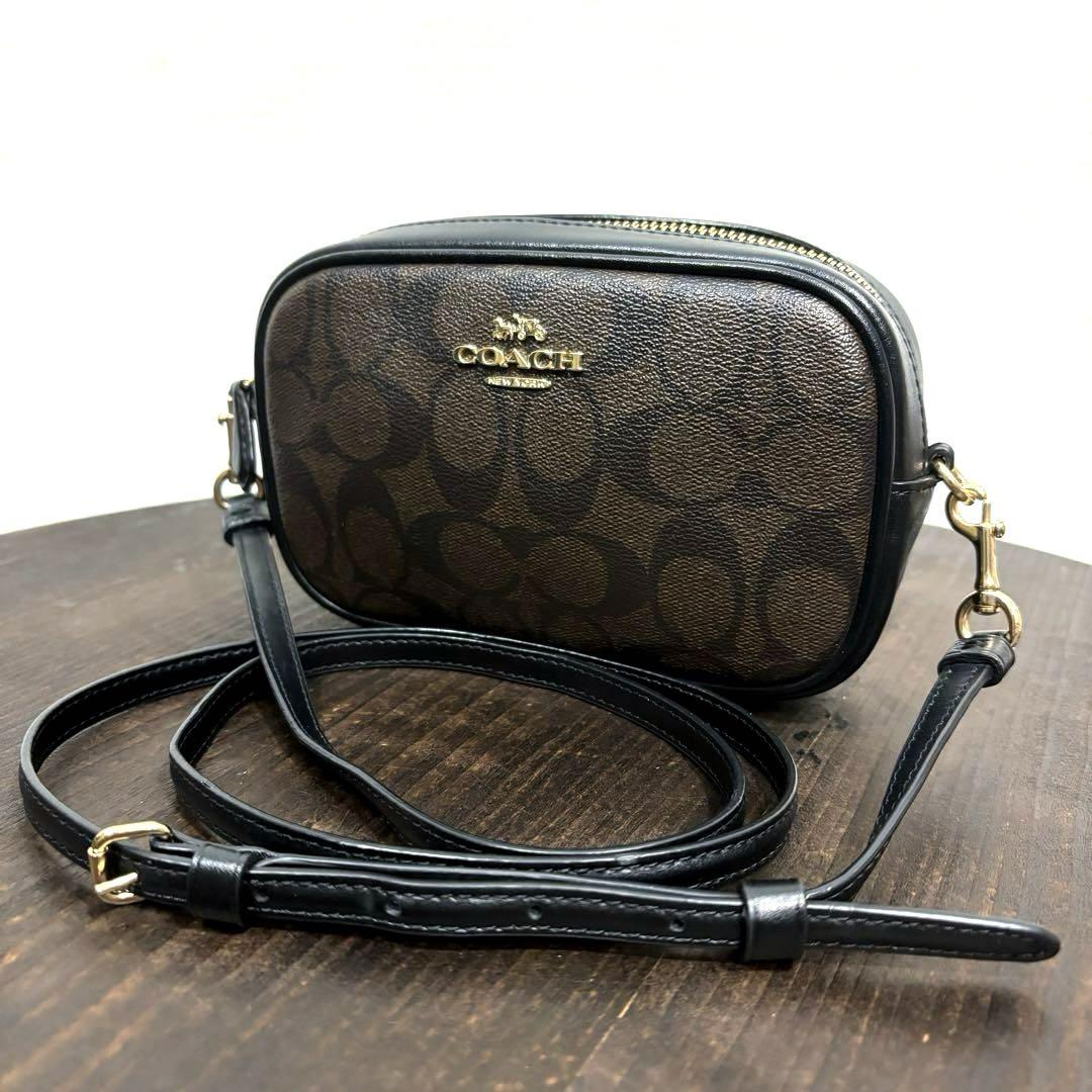 美品 COACH コーチ シグネチャー PVC ショルダーバッグ ウエストポーチ 楽天市場】コーチ COACH ボディバッグ レザー PVC シグネチャー