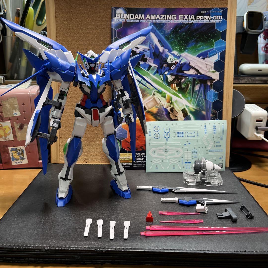 MG ガンプラ アメジグエクシアジャンク品　画像のみ hg エクシア（ジャンク改修） | tarochiiiiinuさんのガンプラ