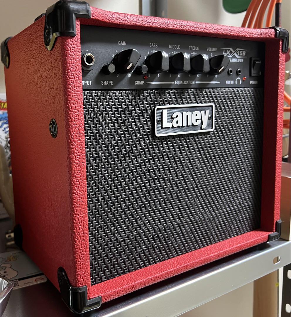 Laney LX15B 赤 ベースアンプ（Laney ( レイニー ) LX15B Red