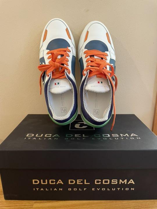 未使用　ゴルフシューズ　22.5㎝ 　　DUCA DEL COSMA　イタリア製 未使用 ゴルフシューズ 22.5㎝ DUCA DEL COSMA イタリア製