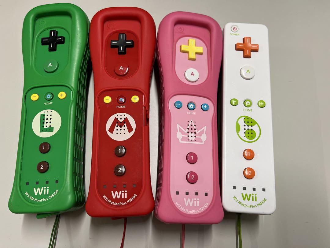 Wii U - 【美品】Wii リモコン プラス マリオ ルイージ ヨッシー ピーチ 4本セット 519QJd3BEkL._UF894,1000_QL80_.jpg