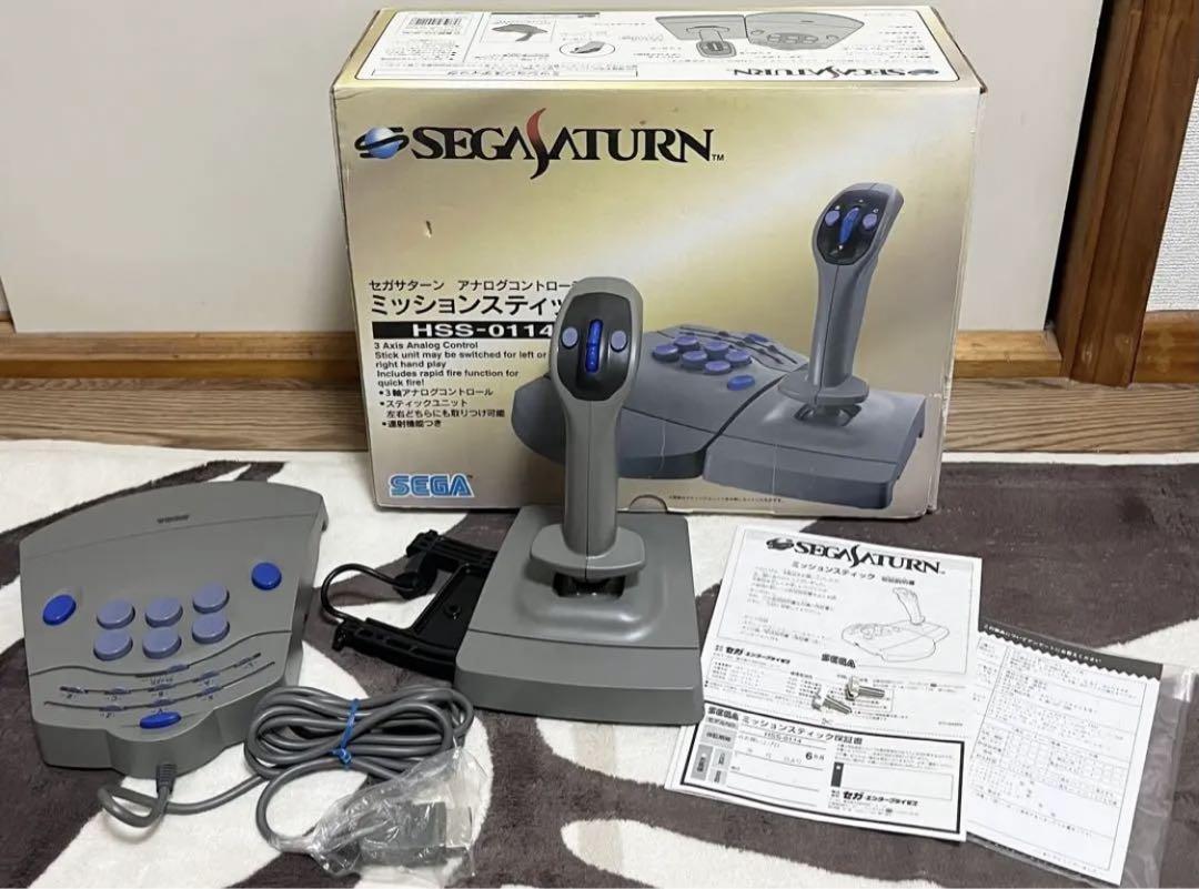 SEGA - セガサターン　ミッションスティック　HSS-0114 動作品！SEGA ミッションスティック アナログコントローラー HSS