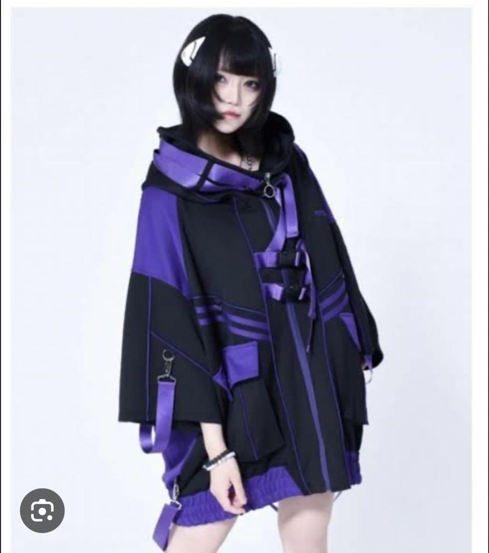 REFLEM レフレム サイバー切替ハーフスリーブジャージーパーカー