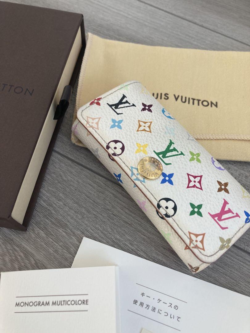 【箱付き】LOUIS VUITTON マルチカラー　キーケース　M93732 Louis Vuitton モノグラム マルチカラー キーケース 箱付き