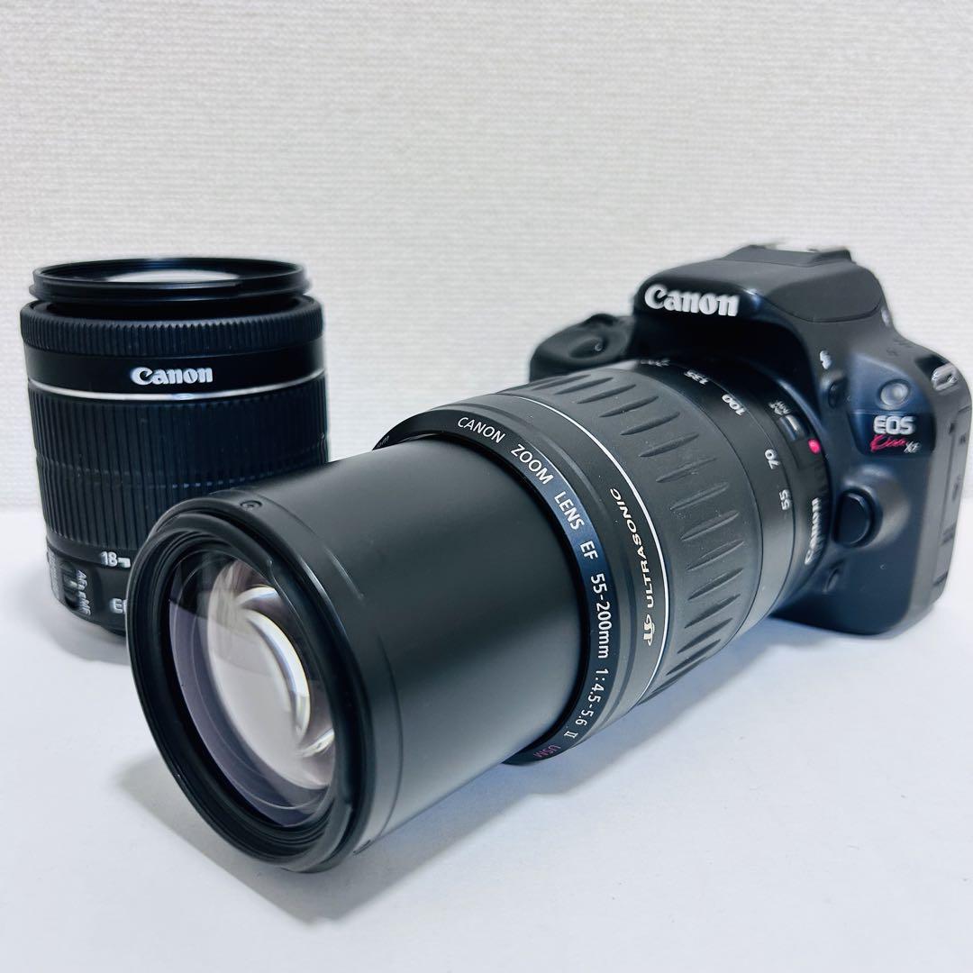❤️美品❤️スマホ転送❤️Canon EOS Kiss X7 ダブルズーム