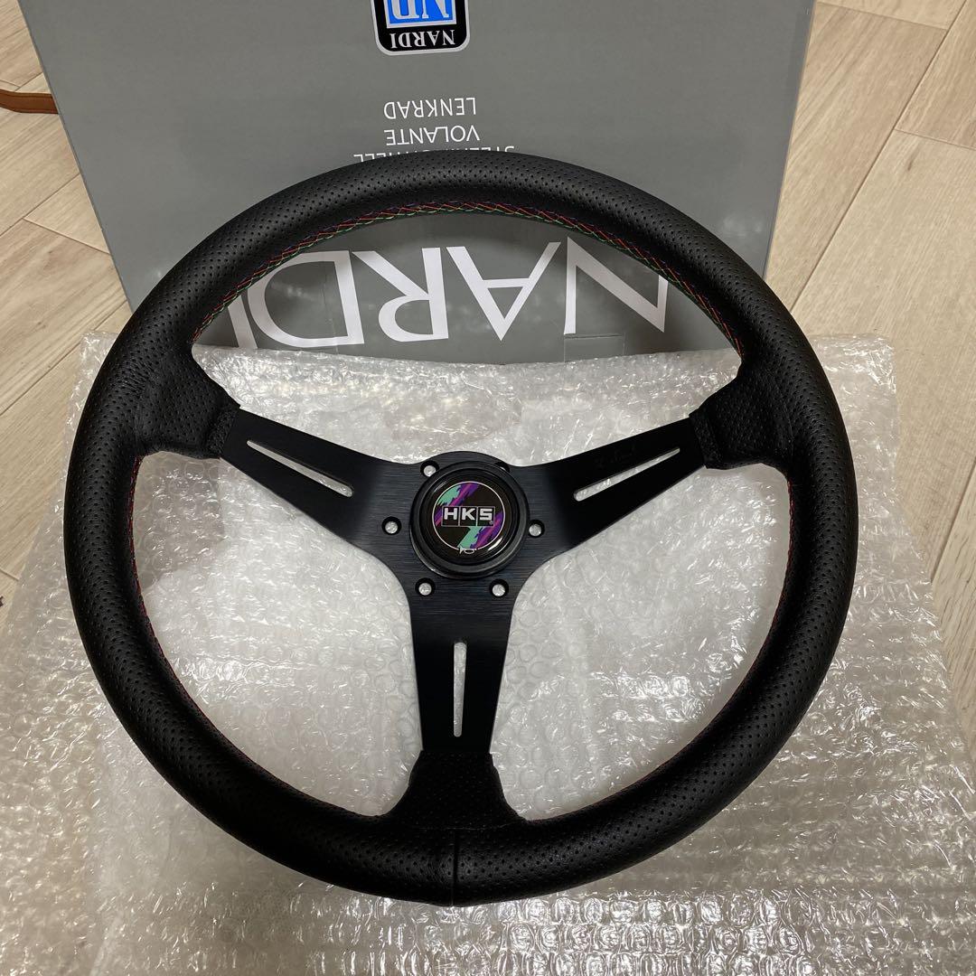 HKS ステアリング NARDI パンチングレザー（Amazon | NARDI