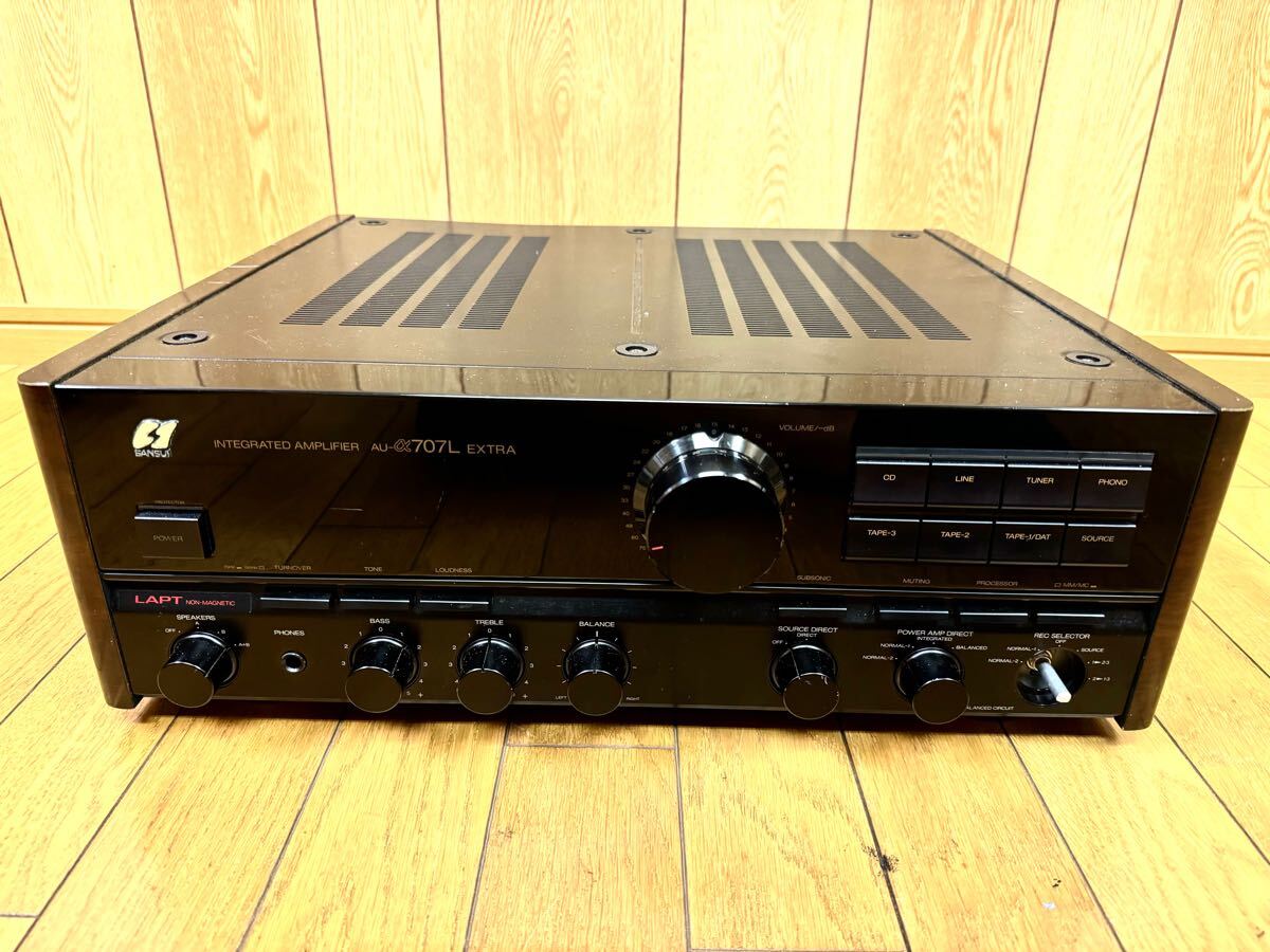 サンスイ プリメインアンプ AU-α707Lextra Amazon.co.jp: SANSUI 山水 サンスイ AU-α707L Extra ブラック