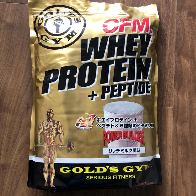 ゴールドジム　CFMホエイプロテイン　リッチミルク風味 ゴールドジム CFMホエイプロテイン【リッチミルク風味/20g