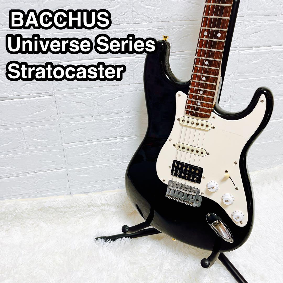 Bacchus ユニバース シリーズ ストラトキャスター ブラック Bacchus Universe Series BST-TW ｜イケベ楽器店オンラインストア