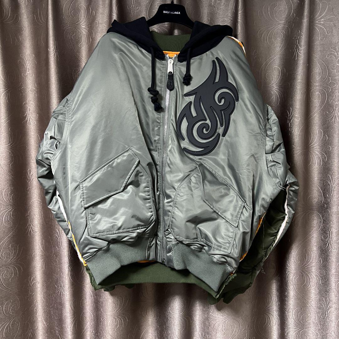 VETEMENTS 19aw トライバル ma-1 ボンバージャッケット（超希少