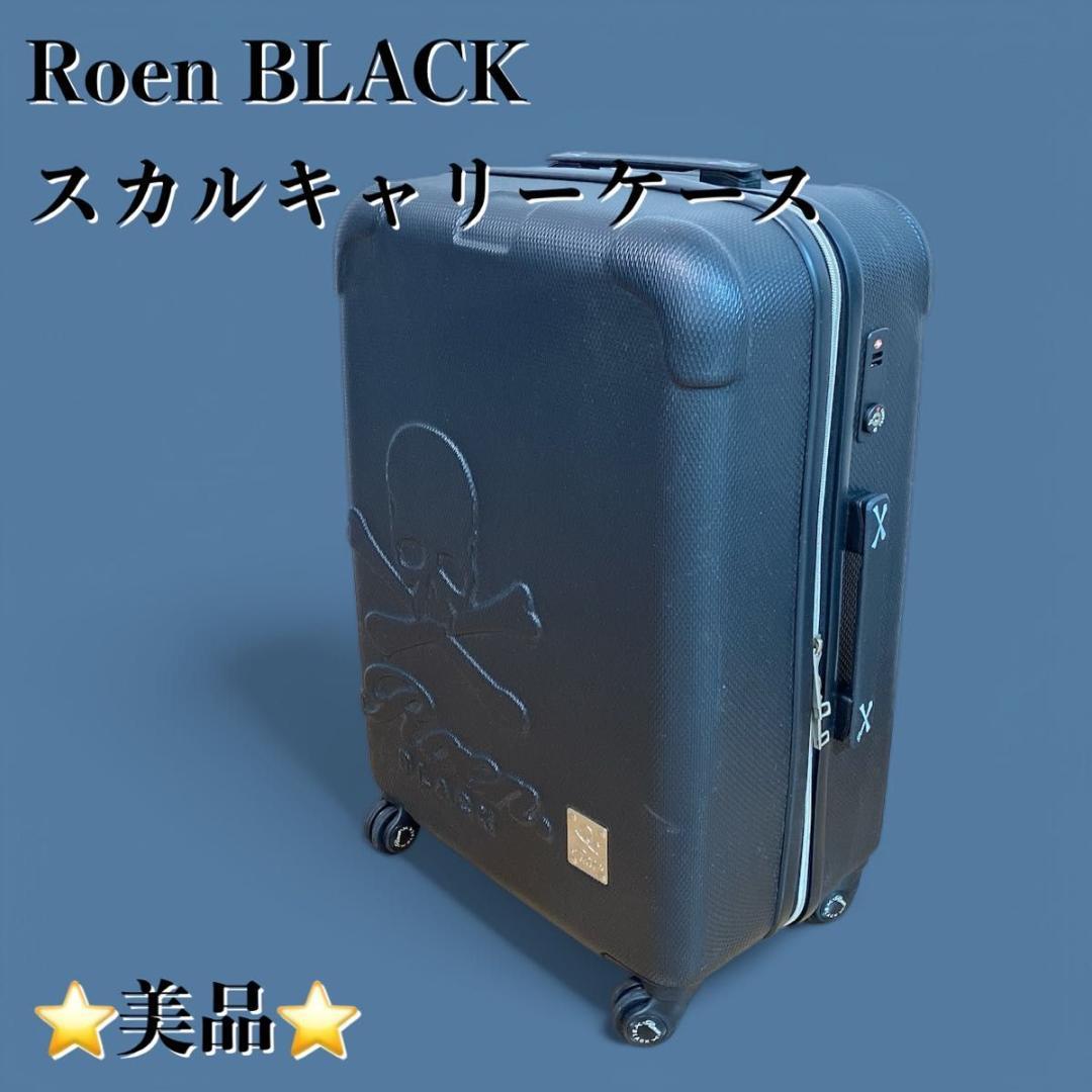 Roen Black ロエン ブラック スカルキャリーケース Roen BLACK ロエンブラック スーツケース ROEN ハードキャリー