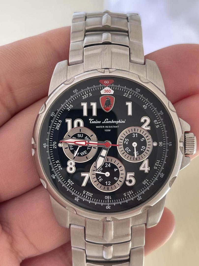 ファッション人気ブランドランキング 稼動・美品】 Tonino Lamborghini 腕時計（美品 トニーノ 時計