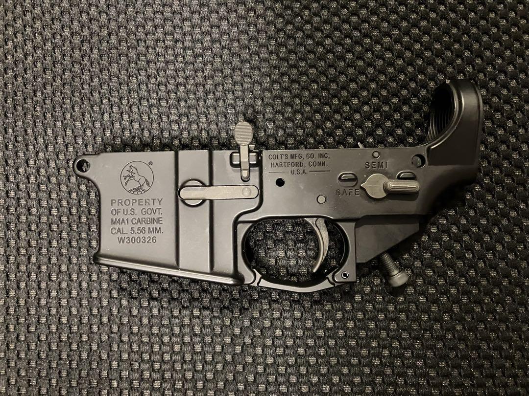 GHK M4 ar15 ロアレシーバー GHK M4 GBB用 ロアレシーバー COLT刻印(M4-19-COLT) | エアガン