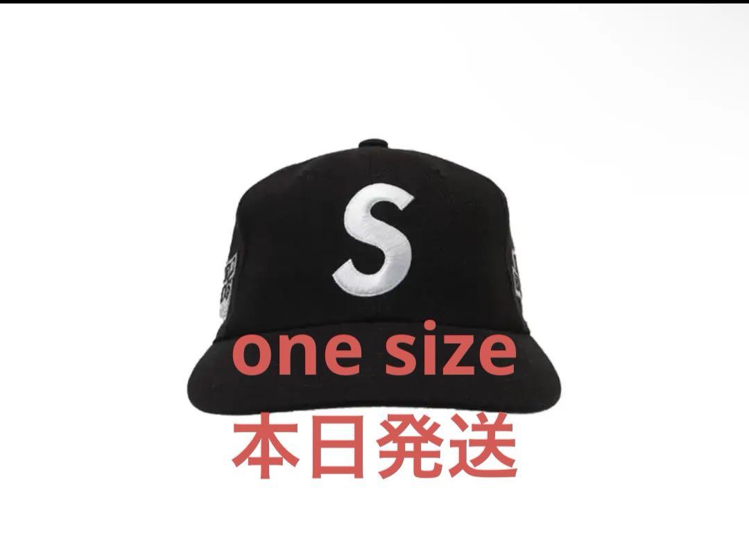 Supreme World Famous S Logo 6-PanelBlack（Buy Supreme