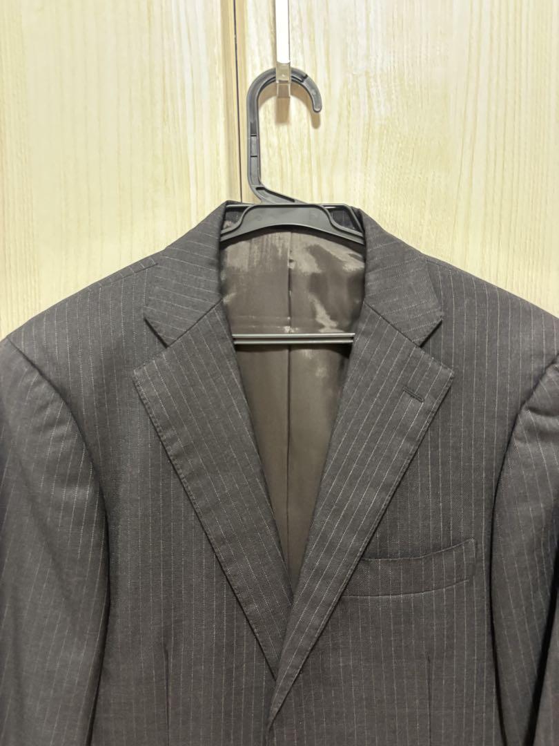 RING JACKET グレー ストライプ スーツ上下セット（楽天市場