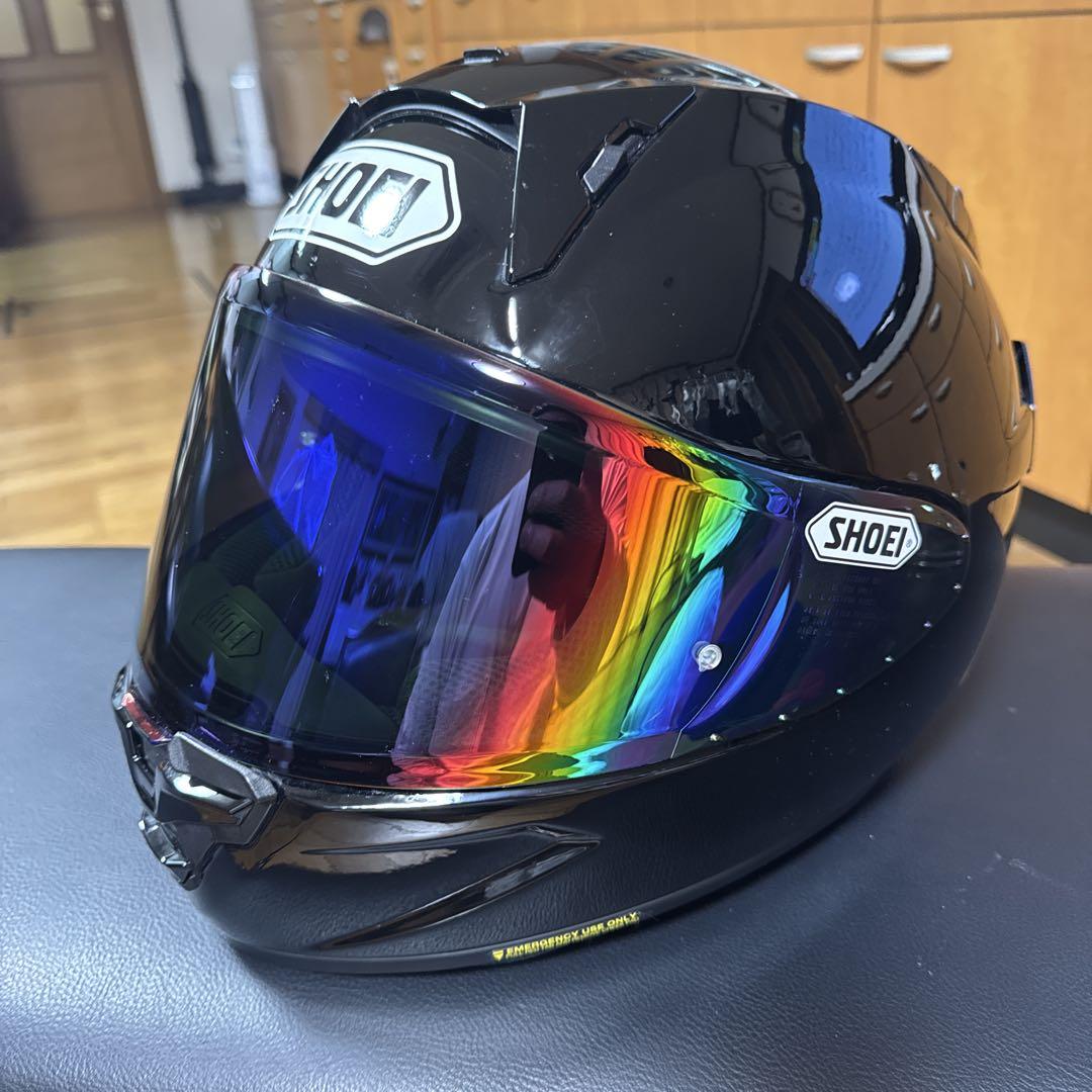 SHOEI X-Fifteen ブラック ミラーシールド（T's(ティーズ