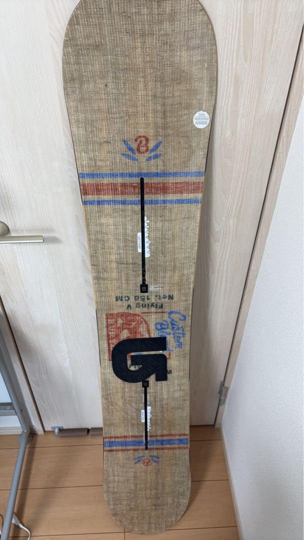 Burton Flying V 156cm スノーボード（バートン カスタムx 156cm