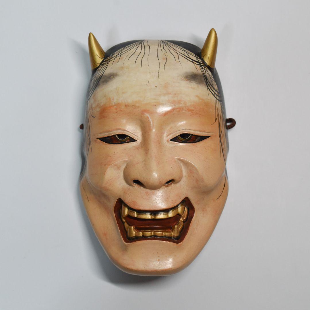 能面 小面 烙印あり 能面袋付き 美品(H3) 能面 小面 烙印あり 能面袋付き 美品(H3)