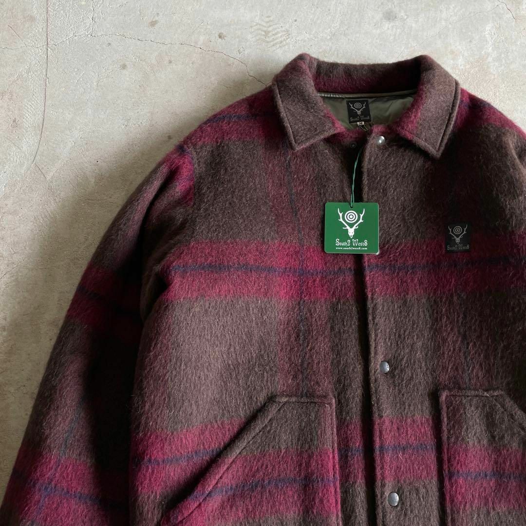 タグ付き、入手困難、モヘア◎】South2 West8中綿コーチ