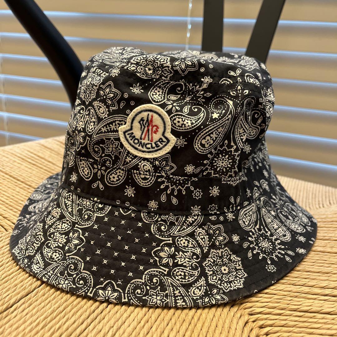 【美品】モンクレール　24SS BUCKET HAT バケハ　総柄　リバーシブル Moncler Bucket Hat | eBay