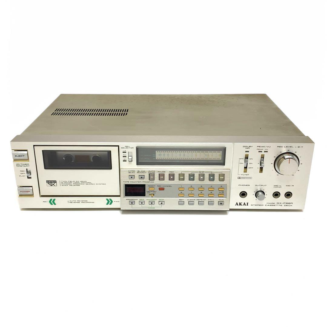 希少　AKAI GX-F66R アカイ　ステレオ　カセット　デッキ　赤井 AKAI GX-F66Rの仕様 アカイ/赤井