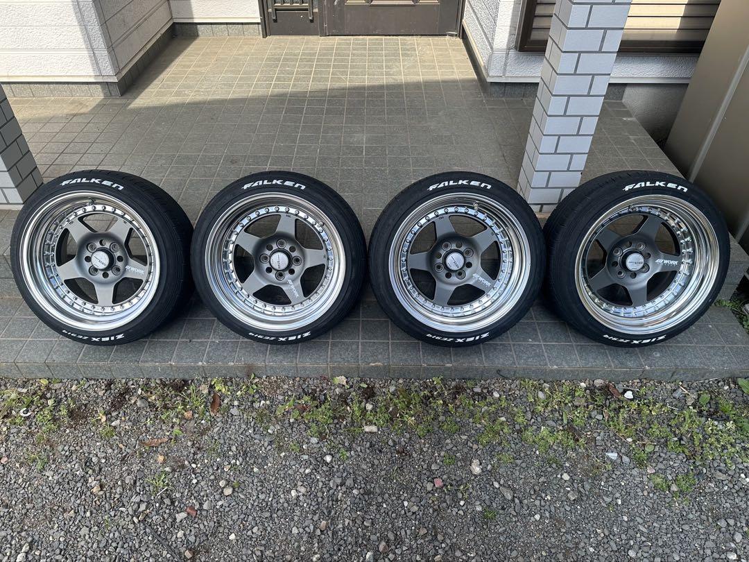 ノリ ワーク マイスター CR01 15インチ 100 4H 8J 2本 ワーク マイスター CR01 15インチ 4本 100 4H 8J(ノリ様専用