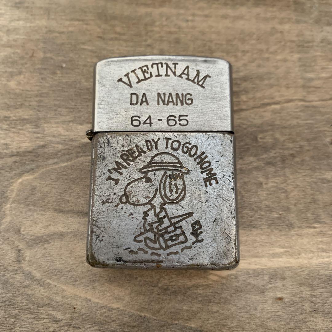 【ビンテージ】ZIPPO  ベトナム戦争　SNOOPY  1966-67年 1967 vietnam zippo SNOOPY vintage War 67 - 68 HUE OH '10