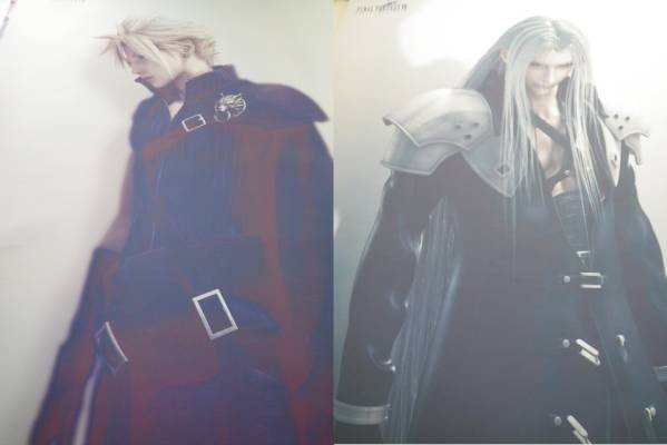 FF Ⅶ クラウド セフィロス ウォールスクロールポスター 希少色