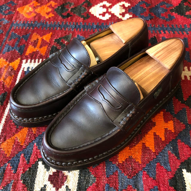 Paraboot ランス 7 1/2 ダークブラウン レザー ローファー REIMS / NOIR – Paraboot
