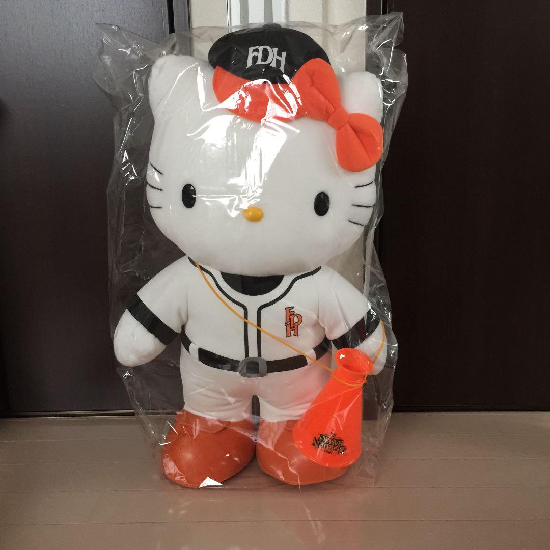 ホークス.ハローキティぬいぐるみ （ファイト！九州】熊本直前