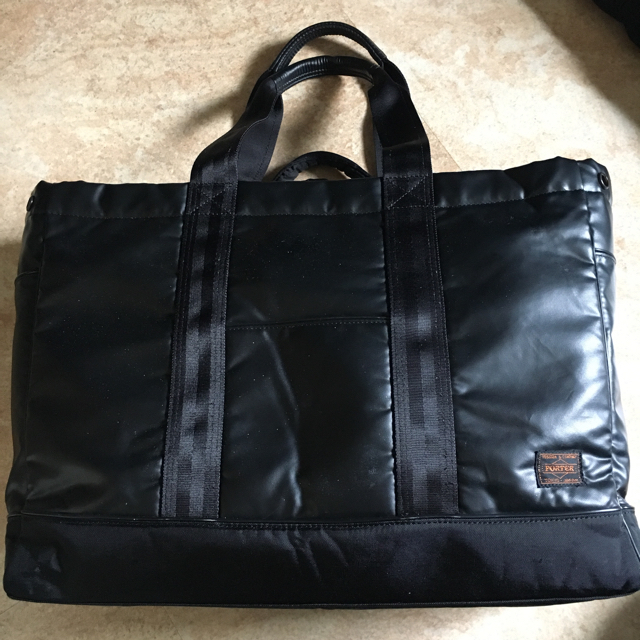【希少美品】ポータービームス コラボ 30周年 トートバッグ Gripper 黒 コラボ＊ポーター ビームス 30周年 トートバッグ Gripper 黒