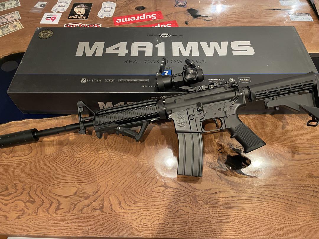M4A1 MWS ガスガン スコープ付き（東京マルイ M4A1 MWS 18歳以上