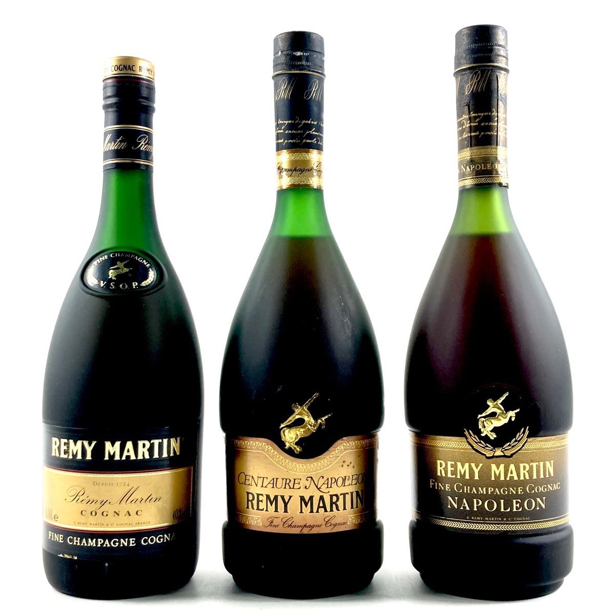 レミーマルタン - 3本 レミーマルタン VSOP スペリオール 旧旧 ナポレオン コニャック レミーマルタン REMY MARTIN 3本 コニャック セントーナポレオン