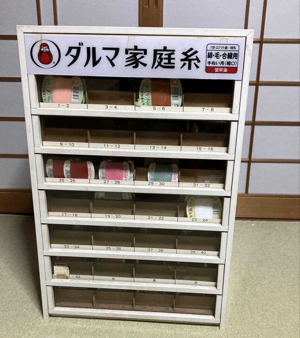 ミシン糸ケース 昭和レトロ アンティーク 収納 ダルマ糸ケース