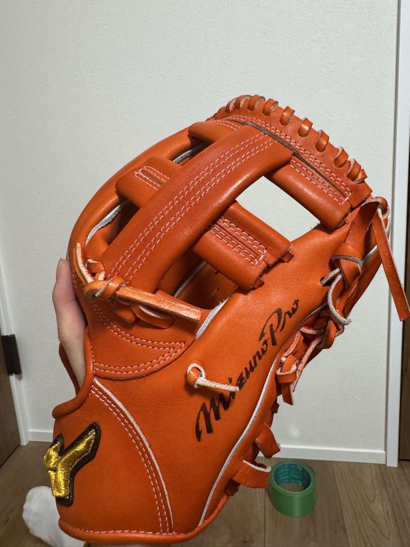 Mizuno Pro オレンジ 軟式グローブ（ミズノプロ 限定品