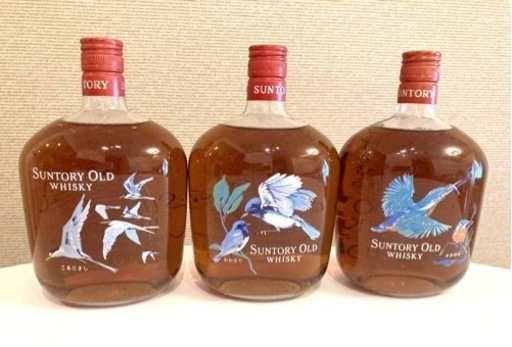 【古酒】 サントリー ウイスキー オールド　３本セット 古酒・希少】サントリーオールドウイスキー バードボトル3本
